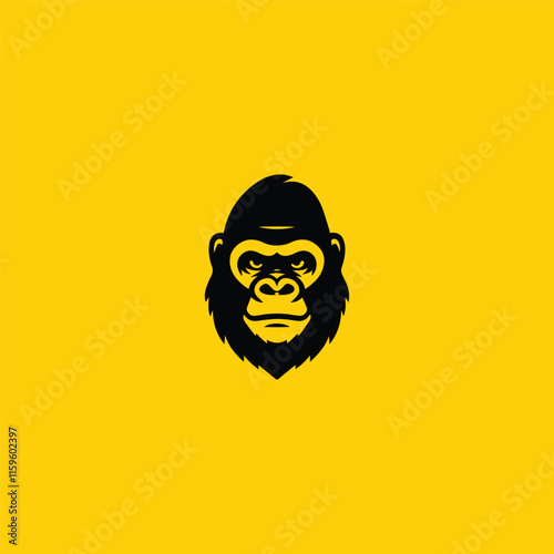 Gorilla face logo