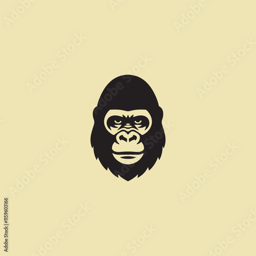 Gorilla logo vector template