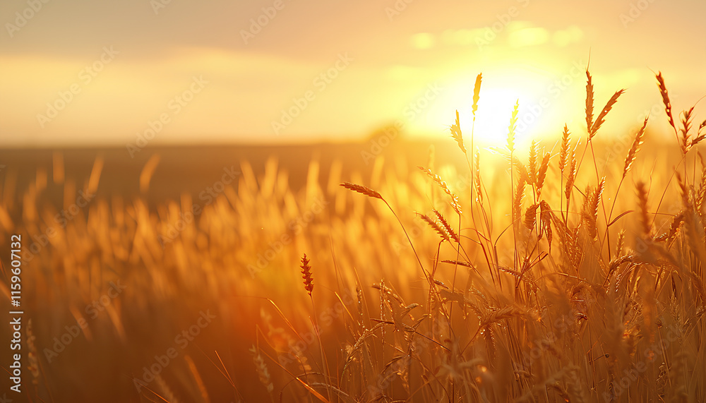 Harvester working in wheatfield at sunset. Harvest ripe wheat. Agriculture and farming Harvester working in wheatfield at sunset. Harvest ripe wheat. Agriculture and farming