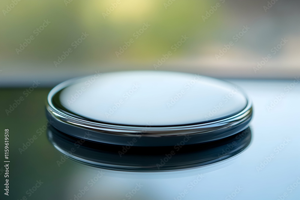 Close-up of blank pop socket on phone with expandable feature visible, macro shot with space for text Close-up of blank pop socket on phone with expandable feature visible, macro shot with space for text