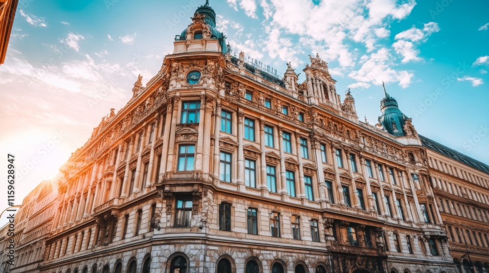 Obraz premium Historical Building with Modern Chic Elements