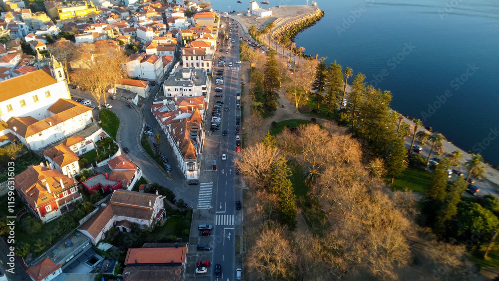 Fototapeta premium Porto, Matosinhos, Rio Douro, Oceano Atlântico, praia de Matosinhos