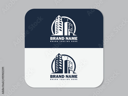 Creative Real Estate Agent Logos: Abstract Architecture and Housing Icons
