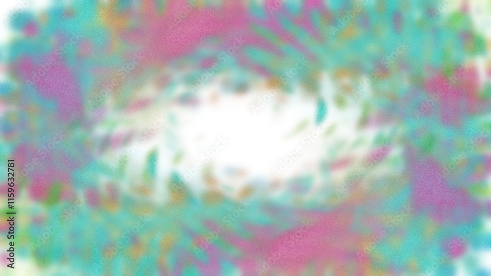 An abstract transparent psychedelic wavy vignette design element overlay.