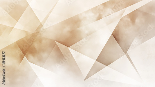 Wallpaper Mural Light pastel soft pale brown gold golden champagne beige white abstract background. Geometric shape. Line triangle angle. Grunge noise grain mesh. Business technology premium. Blank template design Torontodigital.ca