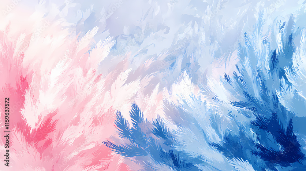 Frosty winter background with pink blue hues. Frostweave. Illustration Frosty winter background with pink blue hues. Frostweave. Illustration