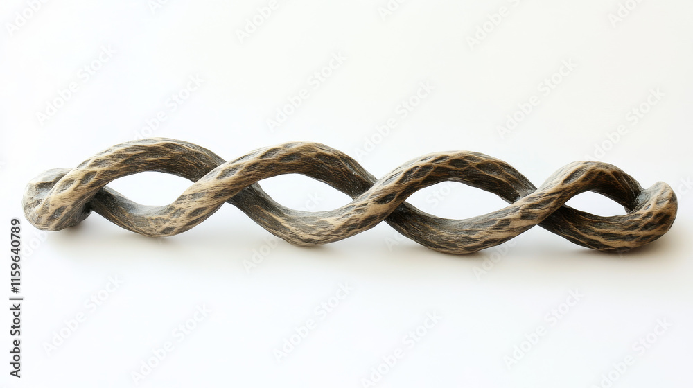 Obraz premium Chain vector DNA. The contours of the DNA.