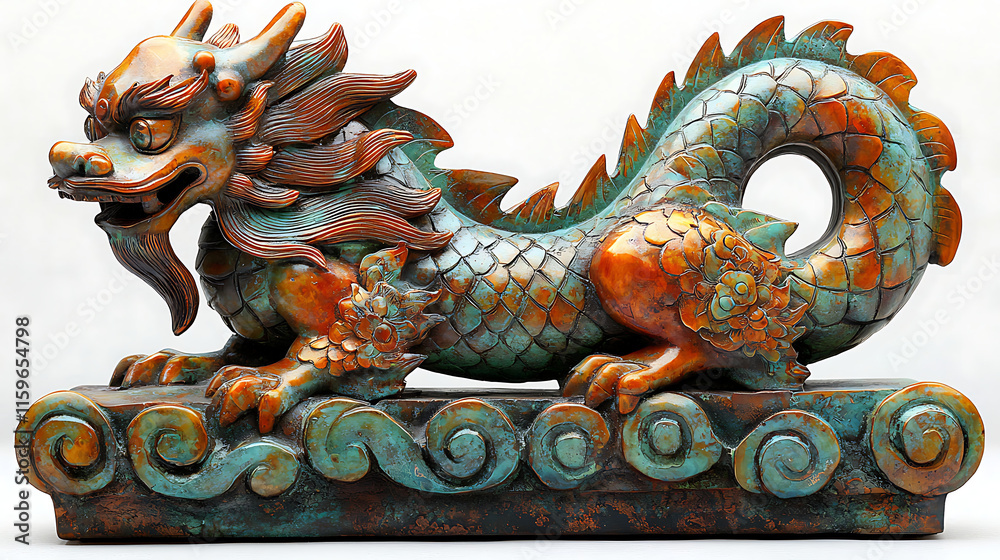 Fototapeta premium Chinese dragon year dragon