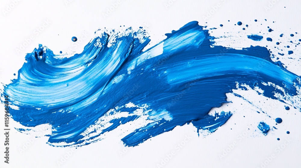 Vibrant blue paint swirl creating a dynamic and lively artistic expression. Vibrant blue paint swirl creating a dynamic and lively artistic expression.