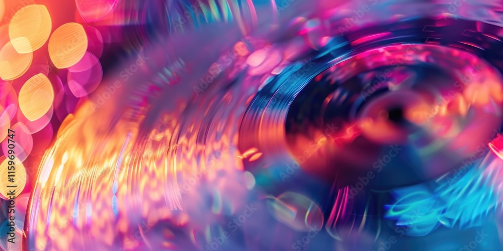 Multi-colored blurred lights background with bokeh effect. Multi-colored blurred lights background with bokeh effect.