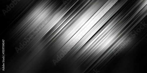 Obraz na płótnie Abstract grayscale diagonal lines background. 