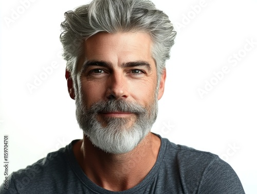 Grey-haired Man with Beard