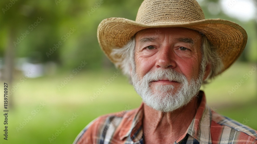 Fototapeta premium Age Experience Male Farmer