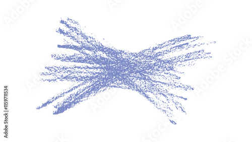 colorful pencil strokes isolated on a transparent background