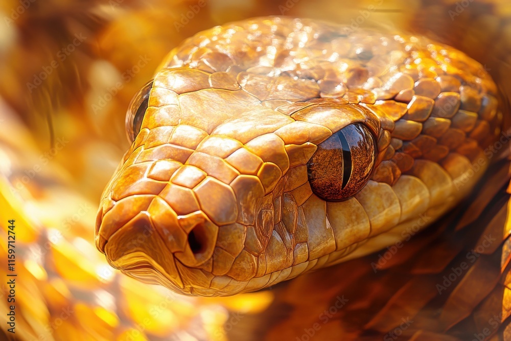 Closeup highresolution photo of spectacled cobra in desert Closeup highresolution photo of spectacled cobra in desert