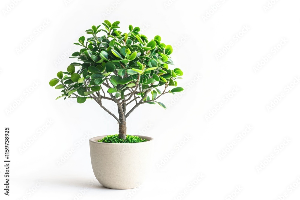 Miniature artificial tree in pot for interior design or office. Miniature artificial tree in pot for interior design or office.