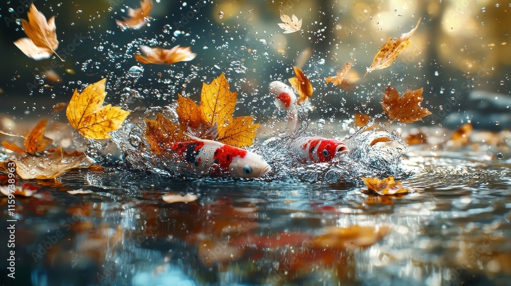 Birds Splashing in Water Birds Splashing in Water