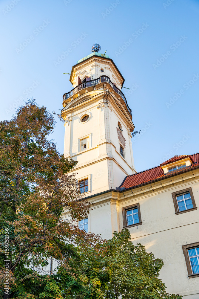Fototapeta premium Astronomical tower of Clementinum (in Czech