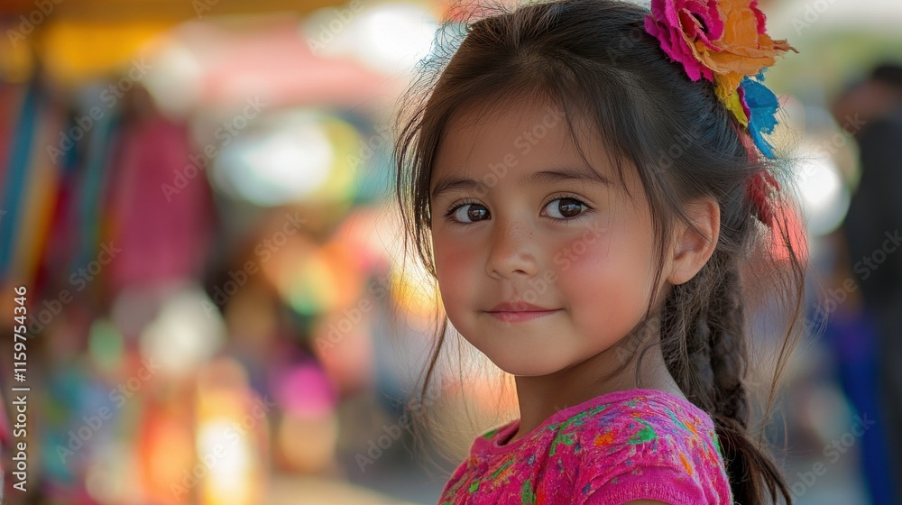 Fototapeta premium Bright Local Craft Show with Diverse Ethnicities