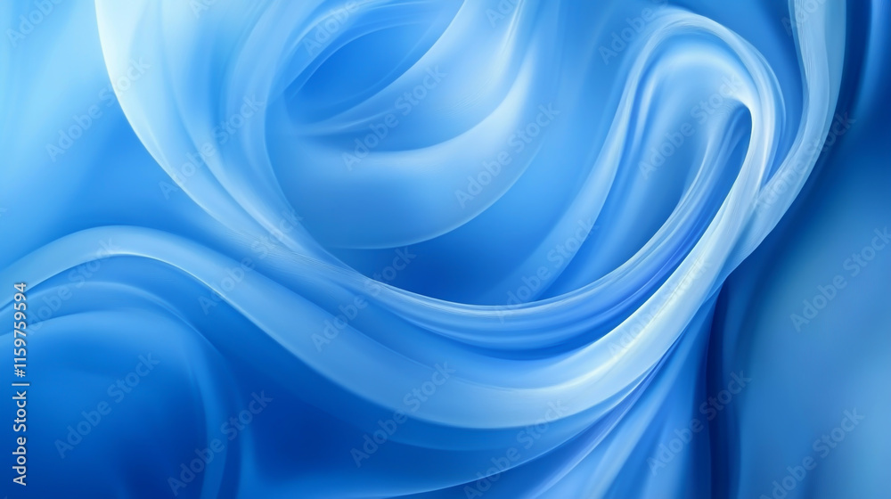 Obraz premium Abstract Blue Square Elements with Geometric Shapes on Background