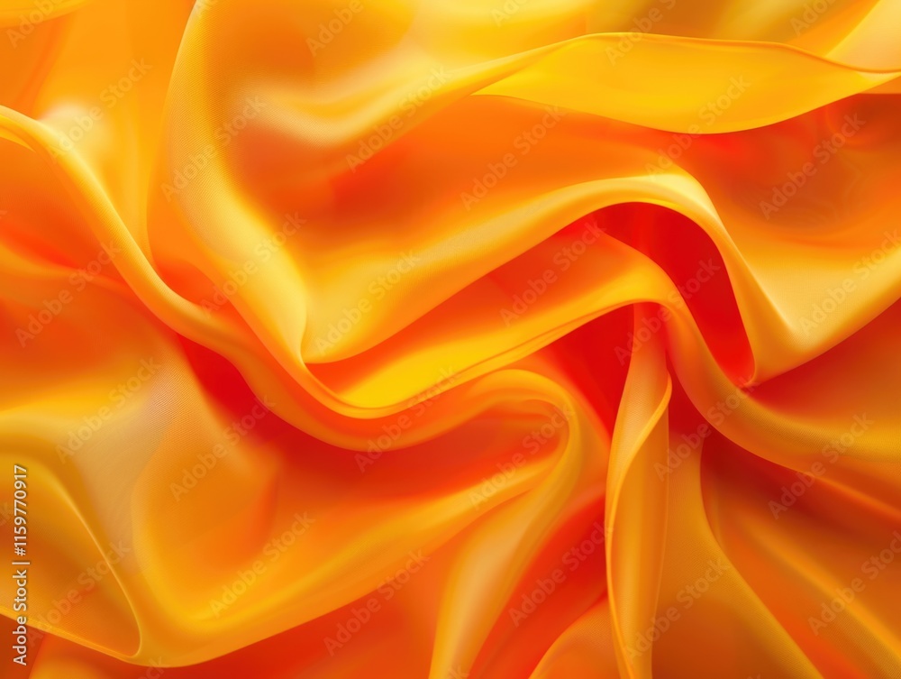 Obraz premium Textured orange fabric, ideal for fashion and design