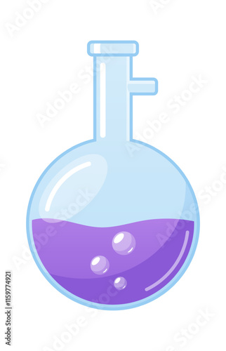 Neck round bottom lab flask