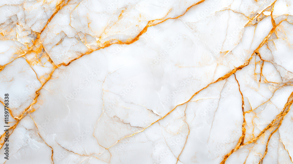 Fototapeta premium close up of smooth marble surface featuring unique golden veins and textures, showcasing elegance and natural beauty