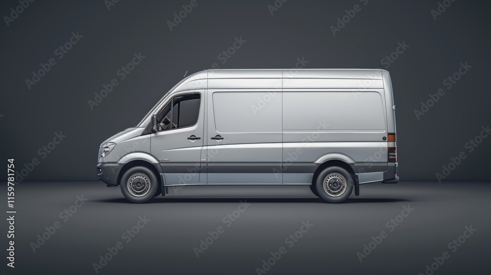 Delivery van with large side windows and white color, indicating its commercial use for transporting goods. Delivery van with large side windows and white color, indicating its commercial use for transporting goods.