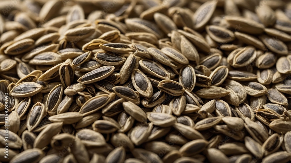 A close-up of various seeds, showcasing their texture and natural patterns. A close-up of various seeds, showcasing their texture and natural patterns.