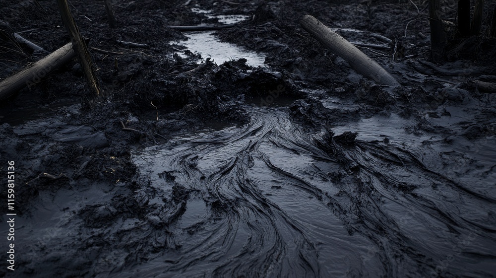 Pollution in Stream with Dynamic Composition and Contrast