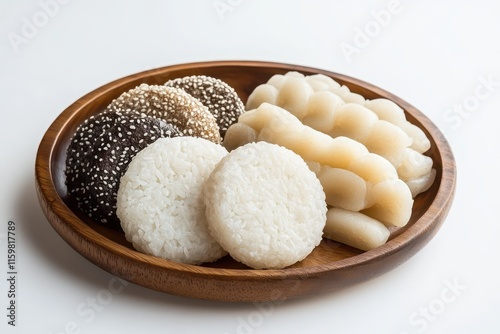 Korean desserts Gangjeong rice crackers and Hangwa Yakgwa Jeonggwa photo