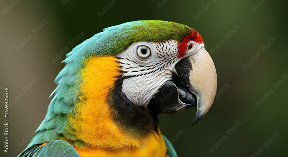 Fototapeta premium blue and yellow macaw