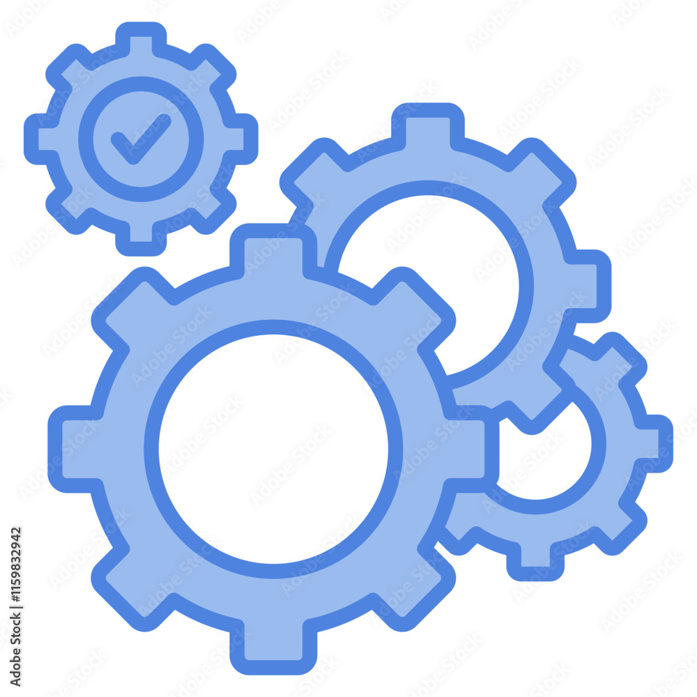 Gear Mechanism Icon Element For Design Gear Mechanism Icon Element For Design