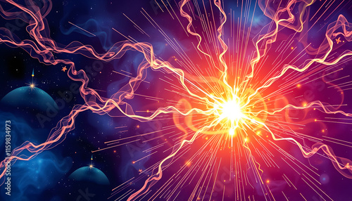 vital energy concept isolated with white highlights, png