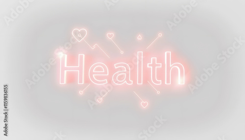 health concept isolated with white highlights, png photo