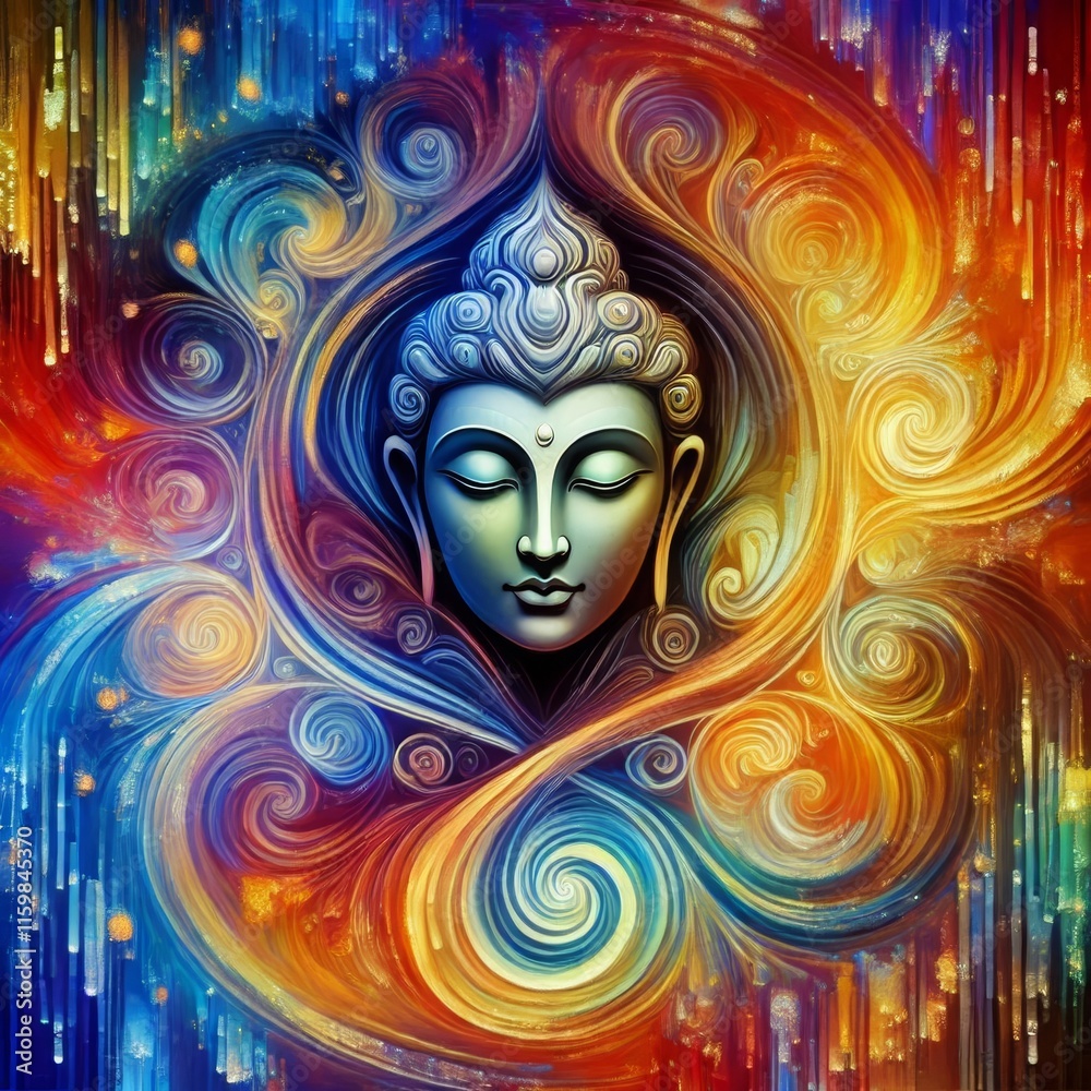 Gautam Buddha Abstract - Generative AI Gautam Buddha Abstract - Generative AI