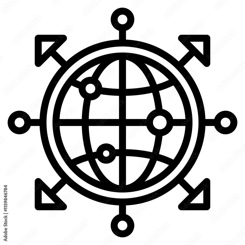 Networking Icon Element For Design Networking Icon Element For Design