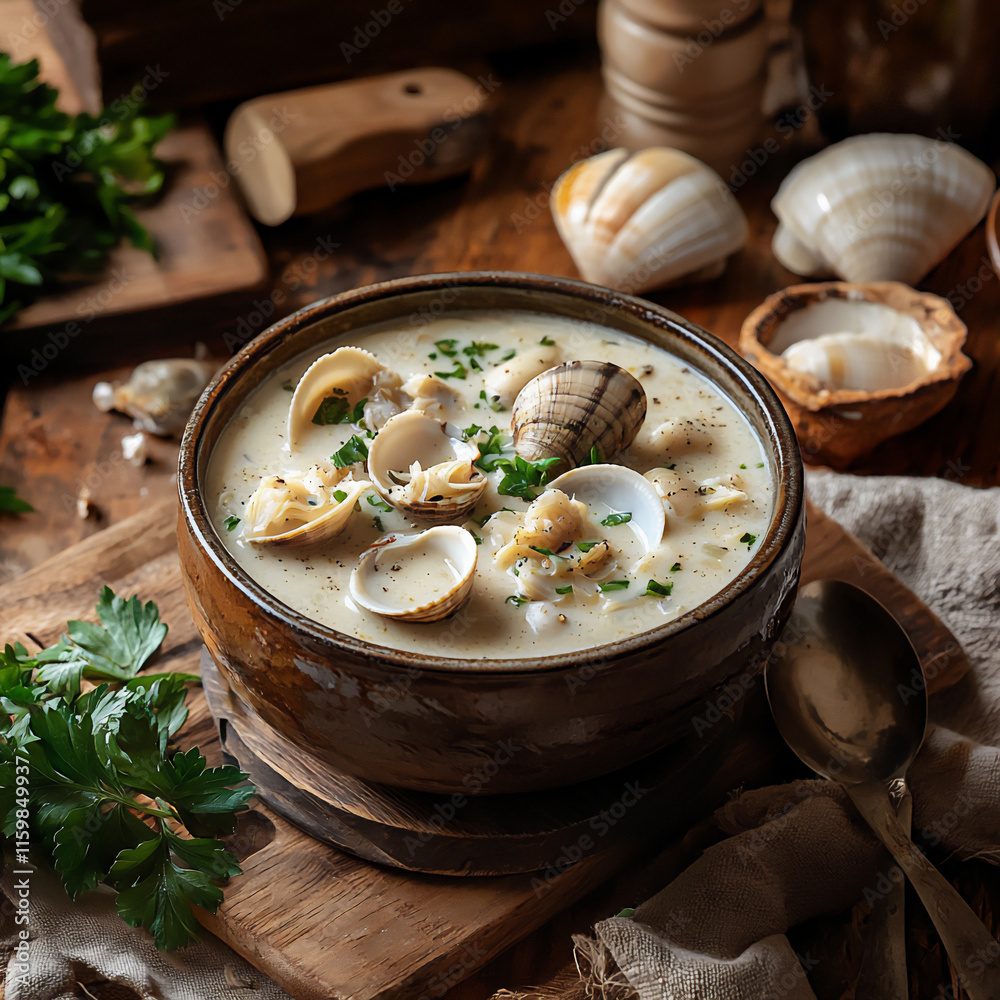 clam chowder and rustic kitchen clam chowder and rustic kitchen
