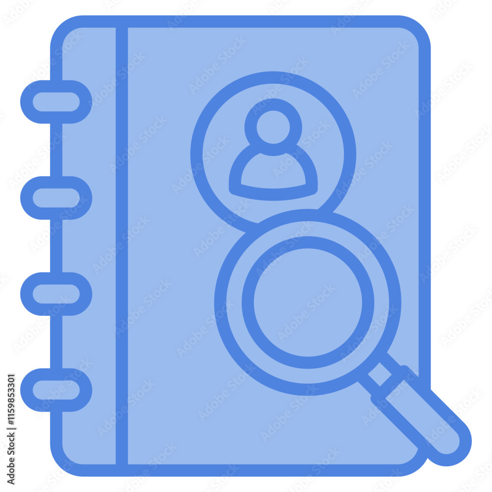 Contact Search Icon Element For Design Contact Search Icon Element For Design
