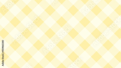 オレンジと黄色のチェック柄の背景