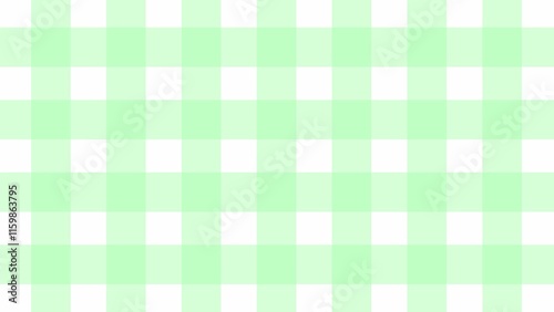 グリーンのチェック柄のシンプルな背景