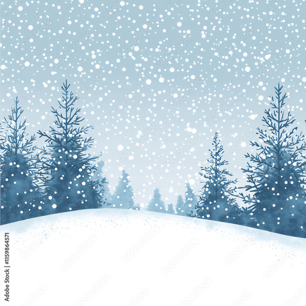 clean snowfall scene clean snowfall scene
