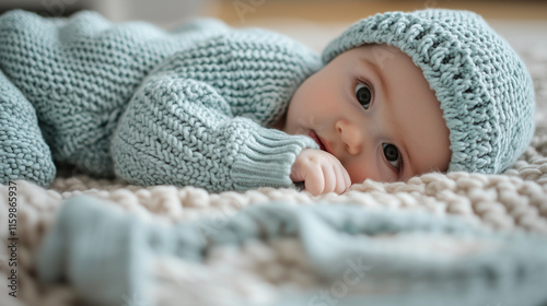 Knit Baby Clothes for Everyday Comfort photo