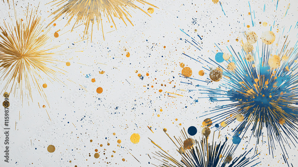 embossed festive fireworks embossed festive fireworks
