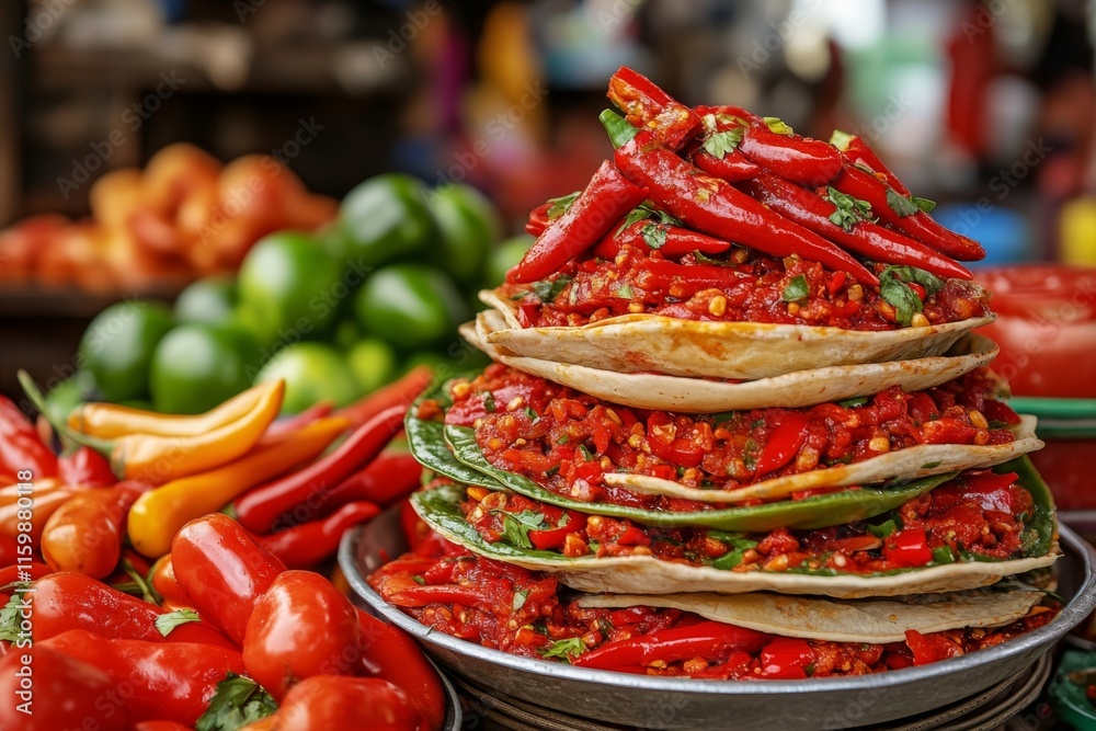 A bustling market with vendors from different cultural backgrounds, showcasing the richness of an immigrant community A bustling market with vendors from different cultural backgrounds, showcasing the richness of an immigrant community