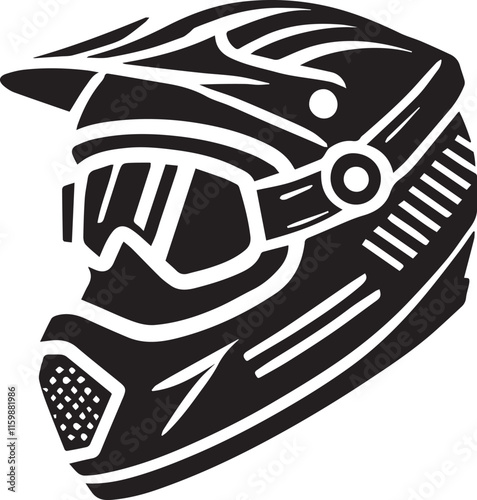 black motorcycle helmet vector, motorcycle helmet vector illustration, motorcycle helmet silhouette vector black and white