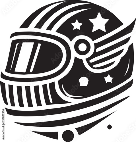 black motorcycle helmet vector, motorcycle helmet vector illustration, motorcycle helmet silhouette vector black and white