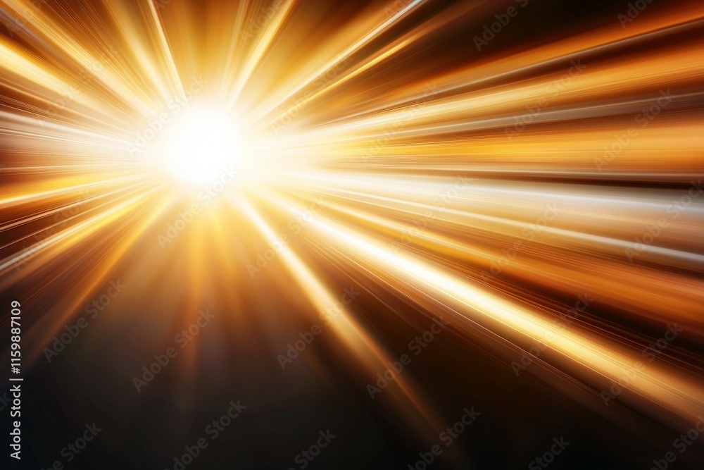 Bright light is shining through a dark room