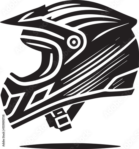 black motorcycle helmet vector, motorcycle helmet vector illustration, motorcycle helmet silhouette vector black and white