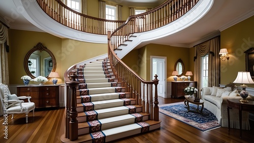 staircase in the church